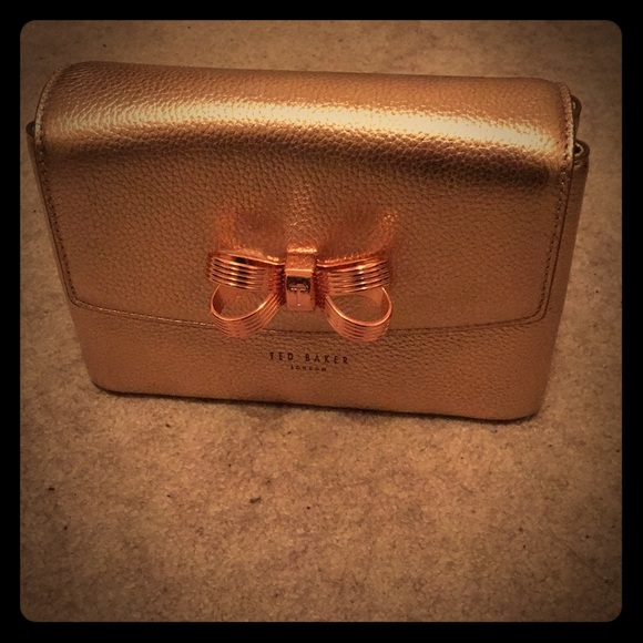 ted baker gold purse